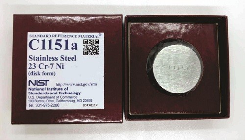 SRM C1151a 不銹鋼23Cr-7Ni標(biāo)準(zhǔn)品